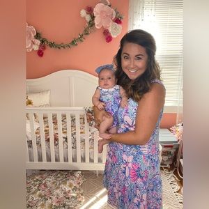 Lily Pulitzer Pop Up got your back Mommy and me set